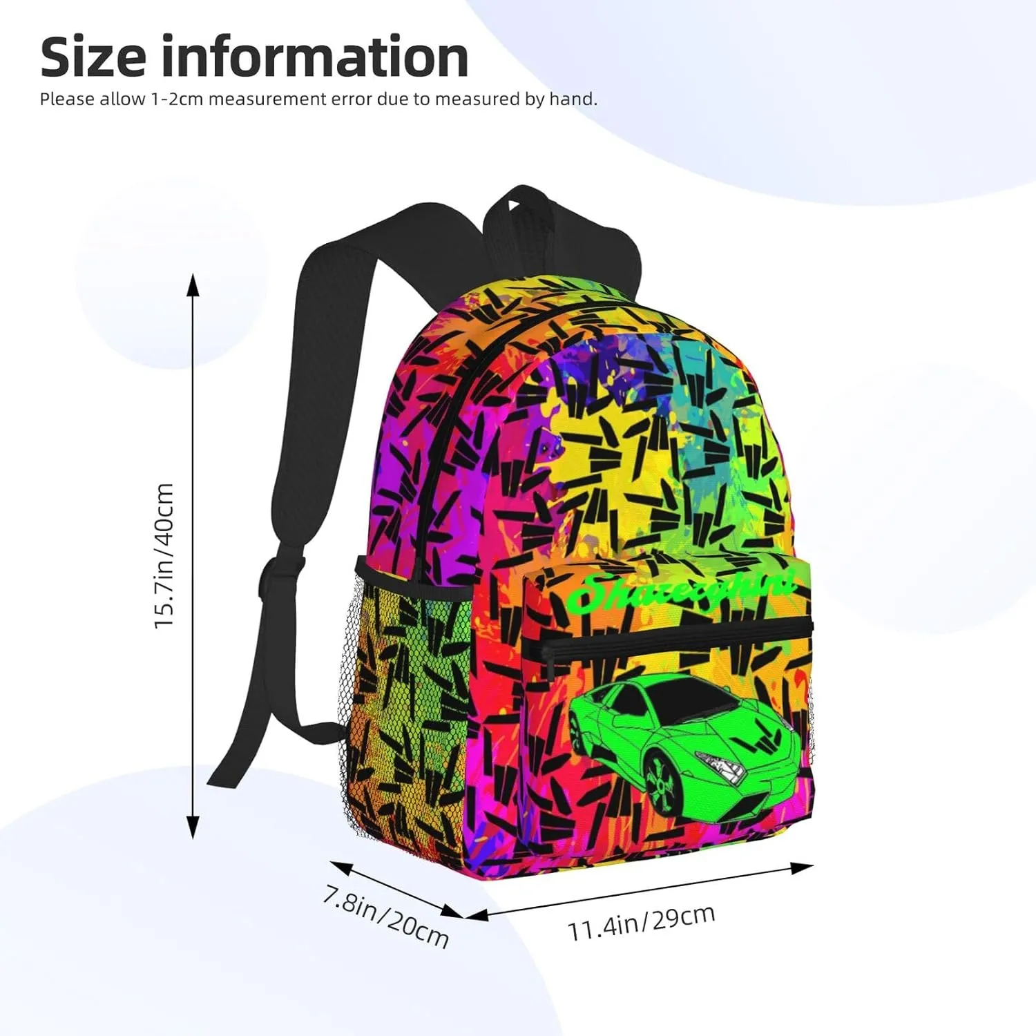 Casual Travel Daypacks Backpack With Lunch Box Sets Adjustable Shoulder Straps, Black3