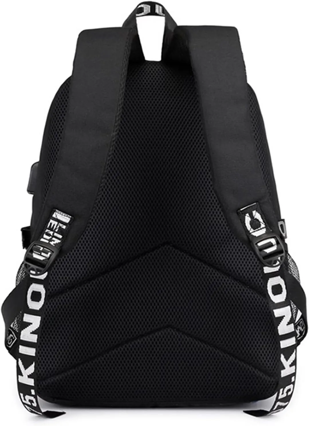 CHAIRAY Skz Canvas Backpack with USB Charging Port Hyunjin Jisung Felix Bangchan and Seungmin Knapsack