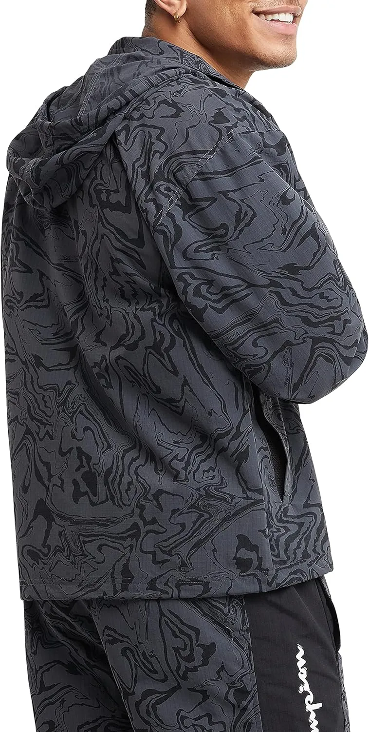 Champion Men's Windbreaker Jacket with Scuba Hood