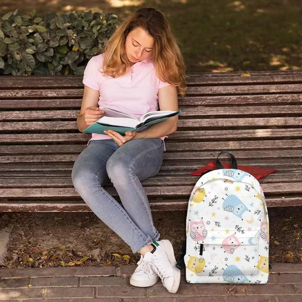 Cherry Candy Crown Castle Rainbow Backpack Bookbags Cute Kawaii Cartoon Backpack Casual Daypack Travel Camping 16 Inch