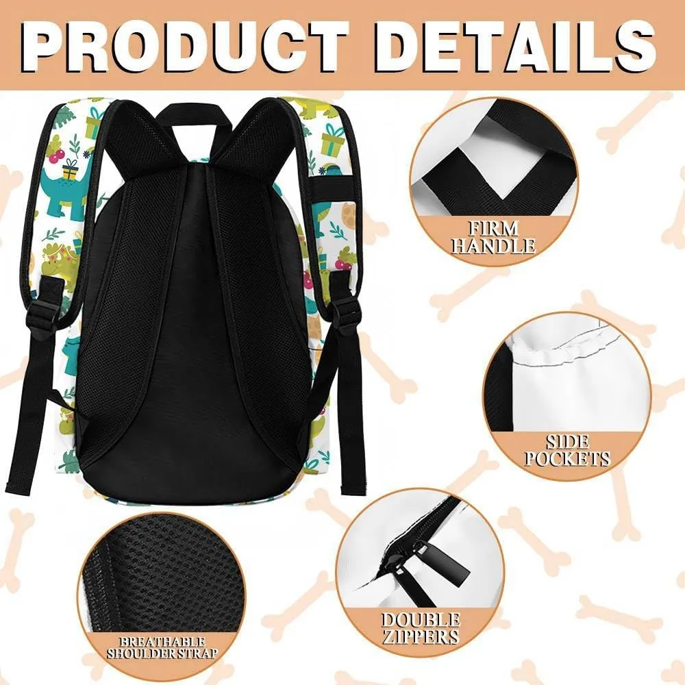 Cherry Candy Crown Castle Rainbow Backpack Bookbags Cute Kawaii Cartoon Backpack Casual Daypack Travel Camping 16 Inch