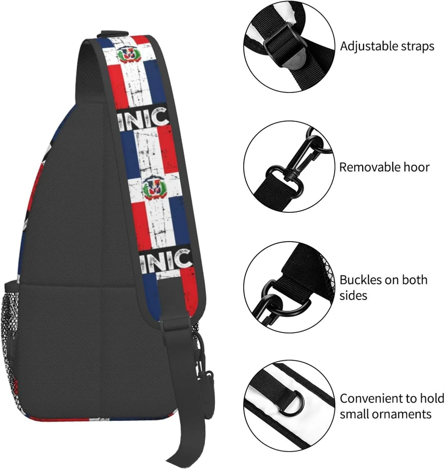 Chest Sling Bag Crossbody Shoulder Backpack Bag Gym Cycling Travel Hiking Daypack Cross Bag