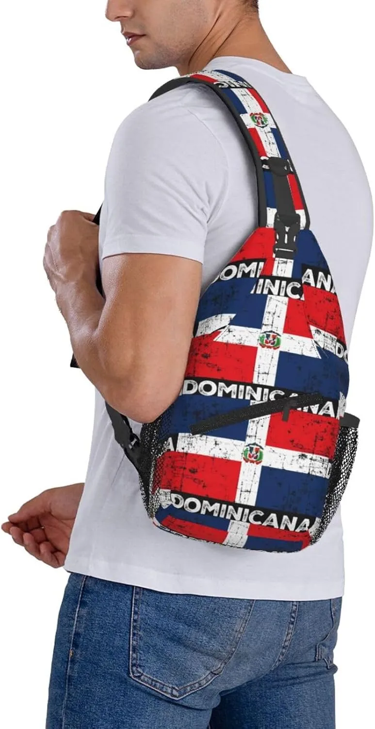 Chest Sling Bag Crossbody Shoulder Backpack Bag Gym Cycling Travel Hiking Daypack Cross Bag