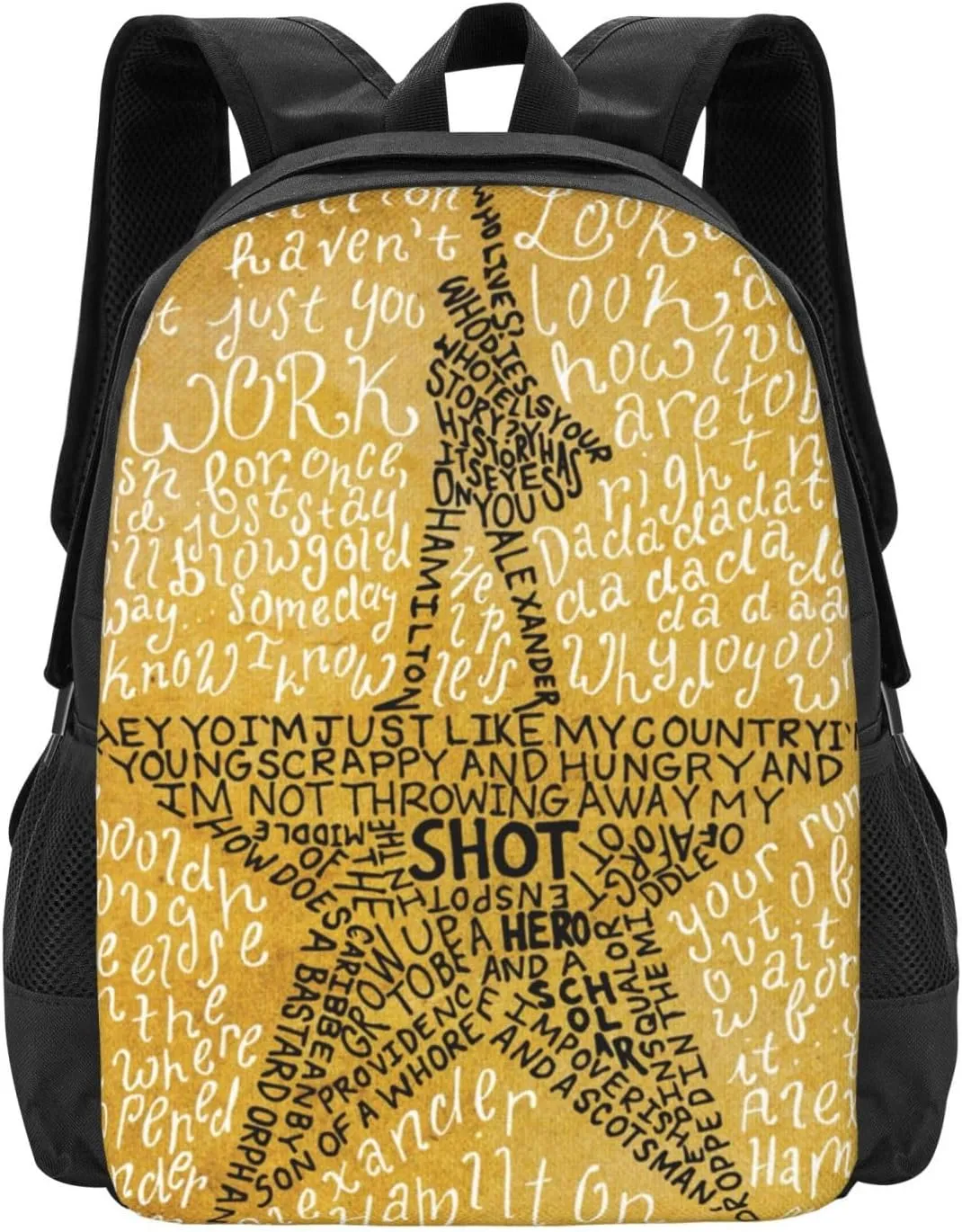 Classic Canvas Shoulder Bag, Hamilton Backpack Travel Knapsack Lightweight Daypack