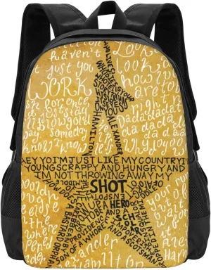 Classic Canvas Shoulder Bag, Hamilton Backpack Travel Knapsack Lightweight Daypack