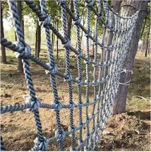 Climbing Netting Safety Rope Net for Treehouse Accessories Outdoor Adventure,Climbing Cargo Net Truck Trailer Nets,Heavy Duty Playground Swings Net(Size:2Mx9M(6.5FTx29.5FT))