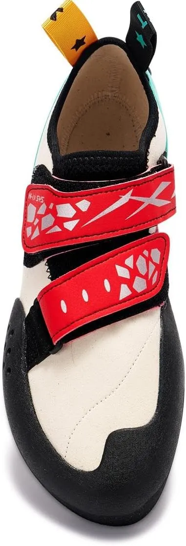 Climbing Shoes Men Lightweight Strong Anti-Slip Indoor Outdoor Rock Climbing Gym Training Beginner to Pro Performance