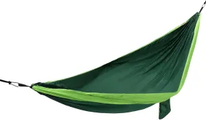 CNCEST Camping Hammock, Double & Single Portable Hammock, Hammock for Backpacking and Travel (Blackish Green Light Green)