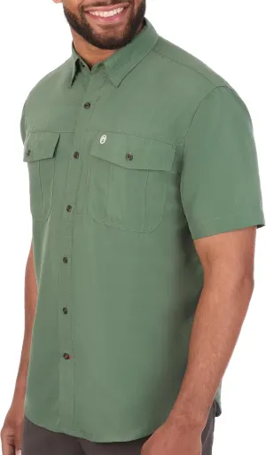 Coleman Mens UPF 40  Ultra Lightweight Quick Dry Short Sleeve Guide Shirt Outdoor for Fishing Hiking Camping