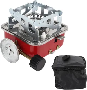 combustor Butane Stove Portable Camping Stove 2800W Electronic Ignition Portable Butane Gas Stove with Carrying Case for Outdoor Picnic Barbecue
