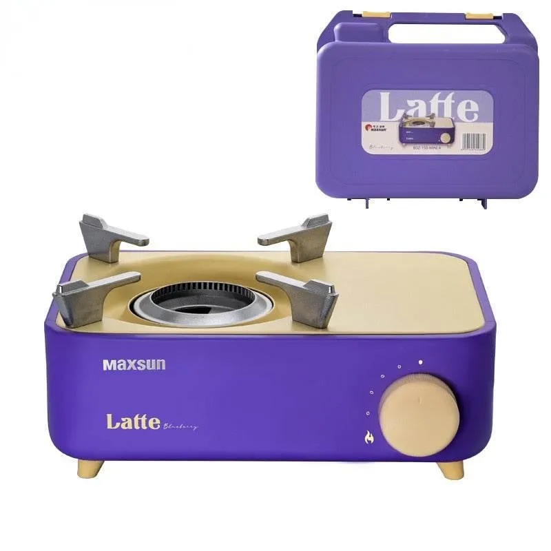 Compact Single Burner Camping Stove - Portable Outdoor Cooking Gear