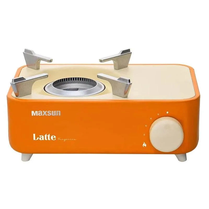 Compact Single Burner Camping Stove - Portable Outdoor Cooking Gear