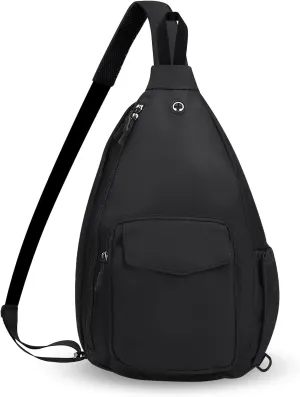 Convertible Sling Backpack Crossbody Chest Bag for Women Men Left and Right Shoulder Purse Water Repellent Gym Daypack