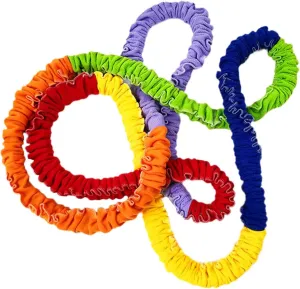 Cooperative Stretch Band Dynamic Movement Exercise Prop Multi Color Cooperative Stretch Rope Resistance Band for Children Gym