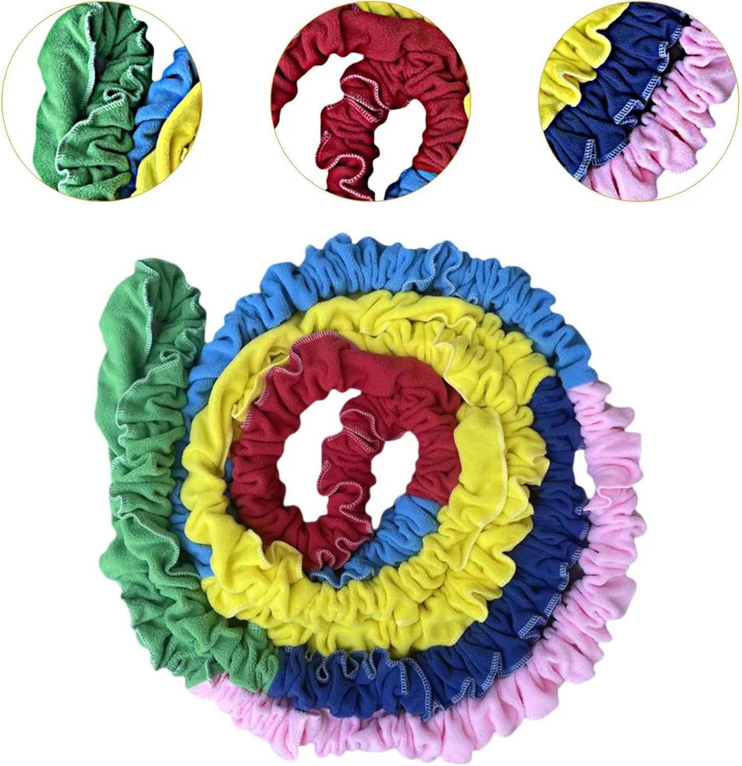 Cooperative Stretch Band Exercise Band Colorful Dynamic Movement Exercise Prop for Kindergarten Party Games Cooperative Play