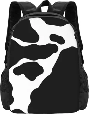 Cow Animal Print Pattern Lightweight Packable Backpack Travel Casual Hiking Daypack Foldable Backpack For Men Women