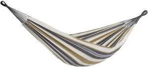 CozyBox Outdoor Double Person Woven Cotton Hammock Portable Camping wih Carrying Bag (White)