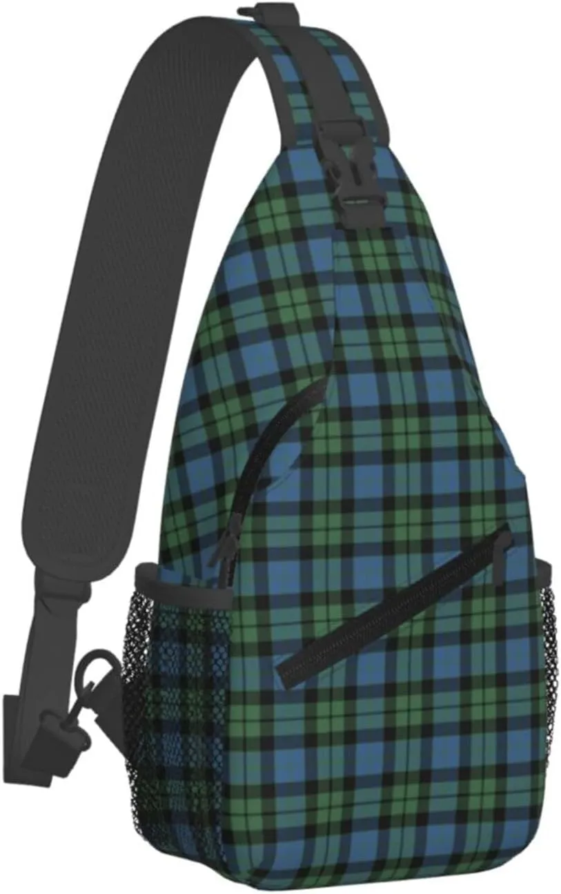 Crossbody Sling Backpack Clan MacKay Ancient Tartan Shoulder Chest Bag Daypack for Traveling Sport