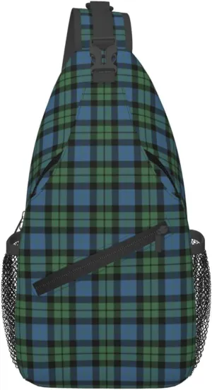 Crossbody Sling Backpack Clan MacKay Ancient Tartan Shoulder Chest Bag Daypack for Traveling Sport