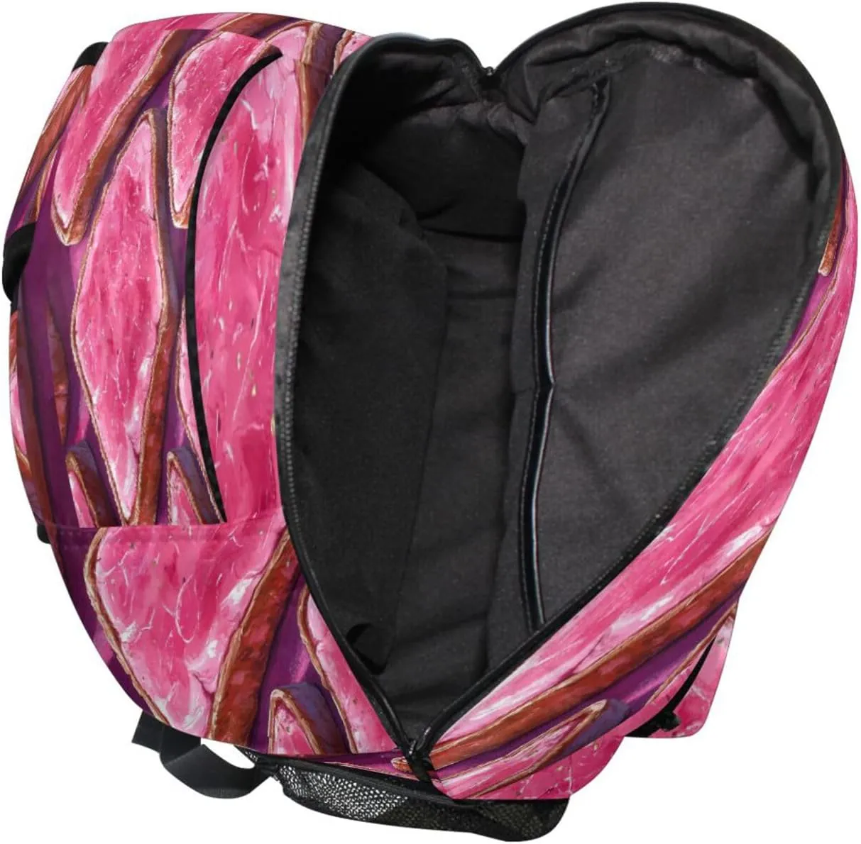Cute Backpack for Teacher Nurse Waterproof Business Work Bag with Chest Strap for Business Work College Travel Trip Lunch Meat Wild Style