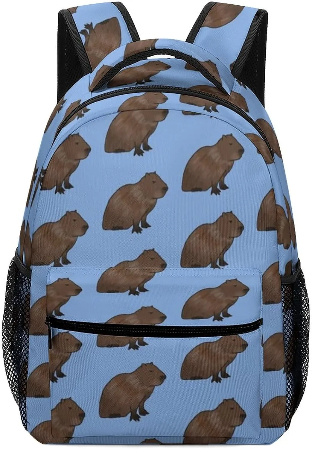 Cute Capybara Funny Backpack Shoulders Bookbag Travel Laptop Daypack