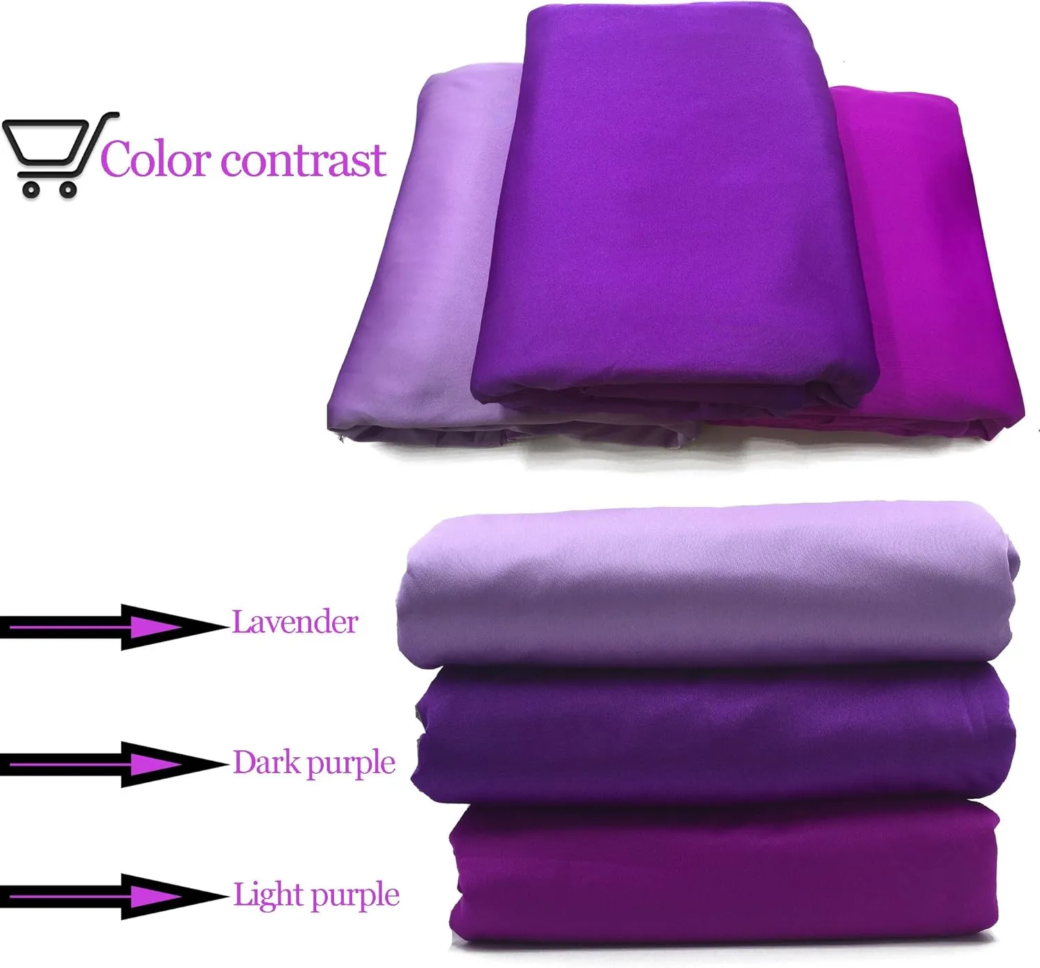 DASKING Aerial Silks Kit for Beginners & Pros - 10Yd Durable Fabric, Pro Safety Hardware & Easy Setup Guide - Yoga Hammock, Swing, Silk Rigging Kit