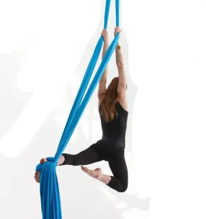 DASKING Aerial Silks Kit for Beginners & Pros - 10Yd Durable Fabric, Pro Safety Hardware & Easy Setup Guide - Yoga Hammock, Swing, Silk Rigging Kit