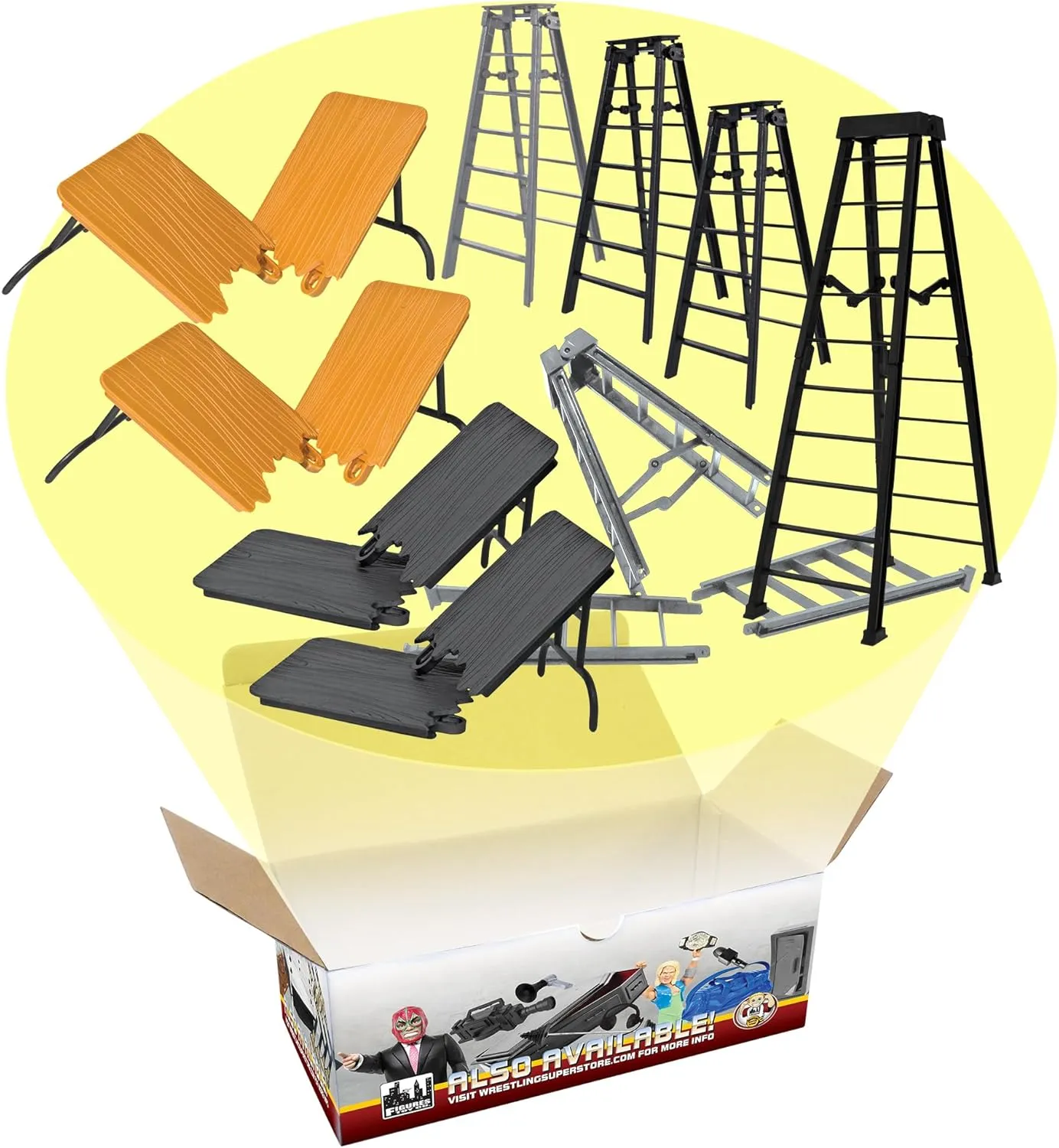 Deluxe Table & Ladder Deal for Wrestling Action Figures