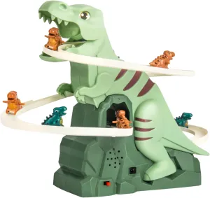 Dinosaur Climbing Slide Music Toy, Electric Dinosaur Climbing Stairs Toys, Dinosaurs Stair Climber Toy, Electric Race Track Game Fun Track Slide Roller Coaster Toys for Children's Gifts (1PC)