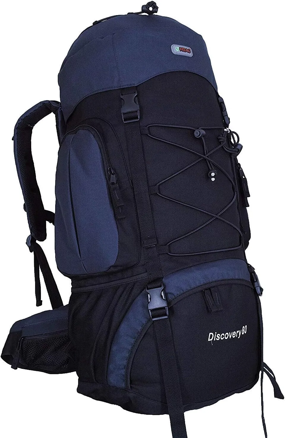 Discovery 80 Internal Frame Camping Hiking Backpack (Navy)