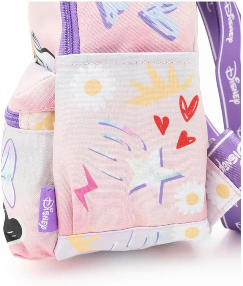 Disney Daisy Duck Backpack for Women Personalized Officially Licensed 13 Inch Travel Daypack Shoulder Bag with Custom Name