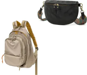 DORIS&JACKY UNISEX Campus Backpack Large Capacity Travel Casual Daypack For Women (Beige)