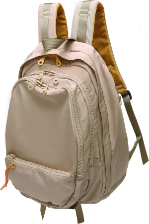 DORIS&JACKY UNISEX Campus Backpack Large Capacity Travel Casual Daypack For Women (Large-Beige)