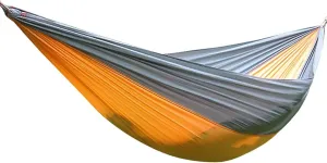 Double Camping Hammock for 1 2 People with Tree Straps, Lightweight Portable 210T Parachute Nylon Hammock for Hiking, Traveling, Backpacking and Backyard,F,250x140cm