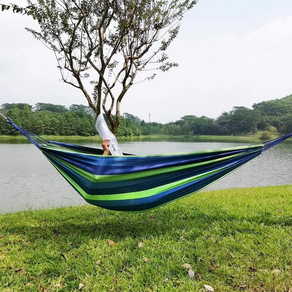 Double Camping Hammock Travel Hammocks with Tree Straps