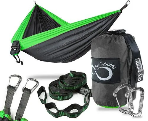 Double Camping Hammock With Upgraded Features