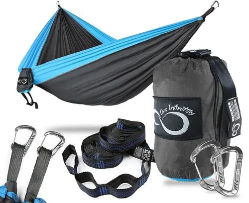 Double Camping Hammock With Upgraded Features