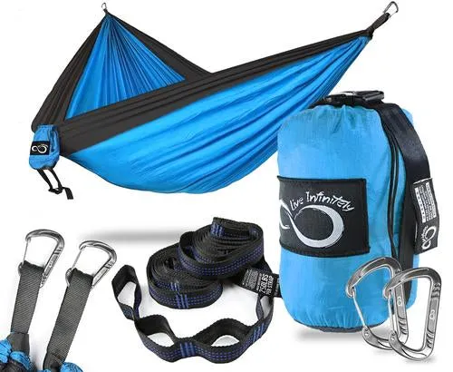 Double Camping Hammock With Upgraded Features