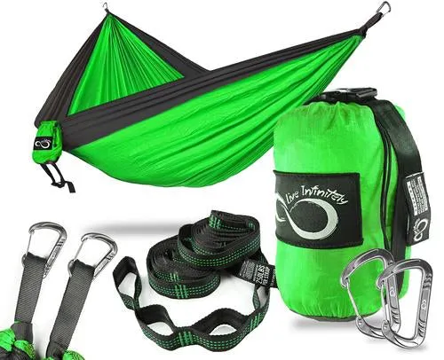 Double Camping Hammock With Upgraded Features
