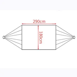 Double Camping with Swing Indoor Outdoor Portable Parachute Nylon Hammock Backpacking Patio Beach Hammock, Blue
