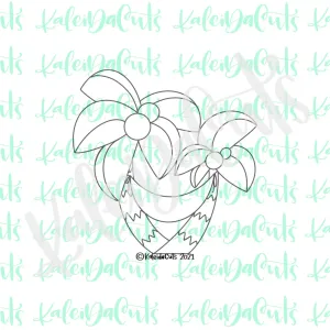 Double Palm Tree Cookie Cutter