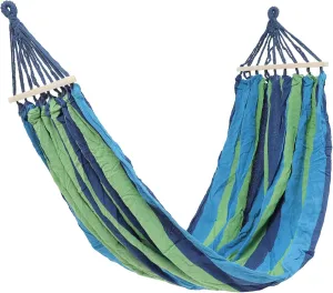 Double Person Outdoor Camping Hammock Wooden Stick Parachute Rainbow Sleeping Bed Lightweight Swing Bed for 2 Adults Easy Setup for Garden Travel and Outdoor Activities