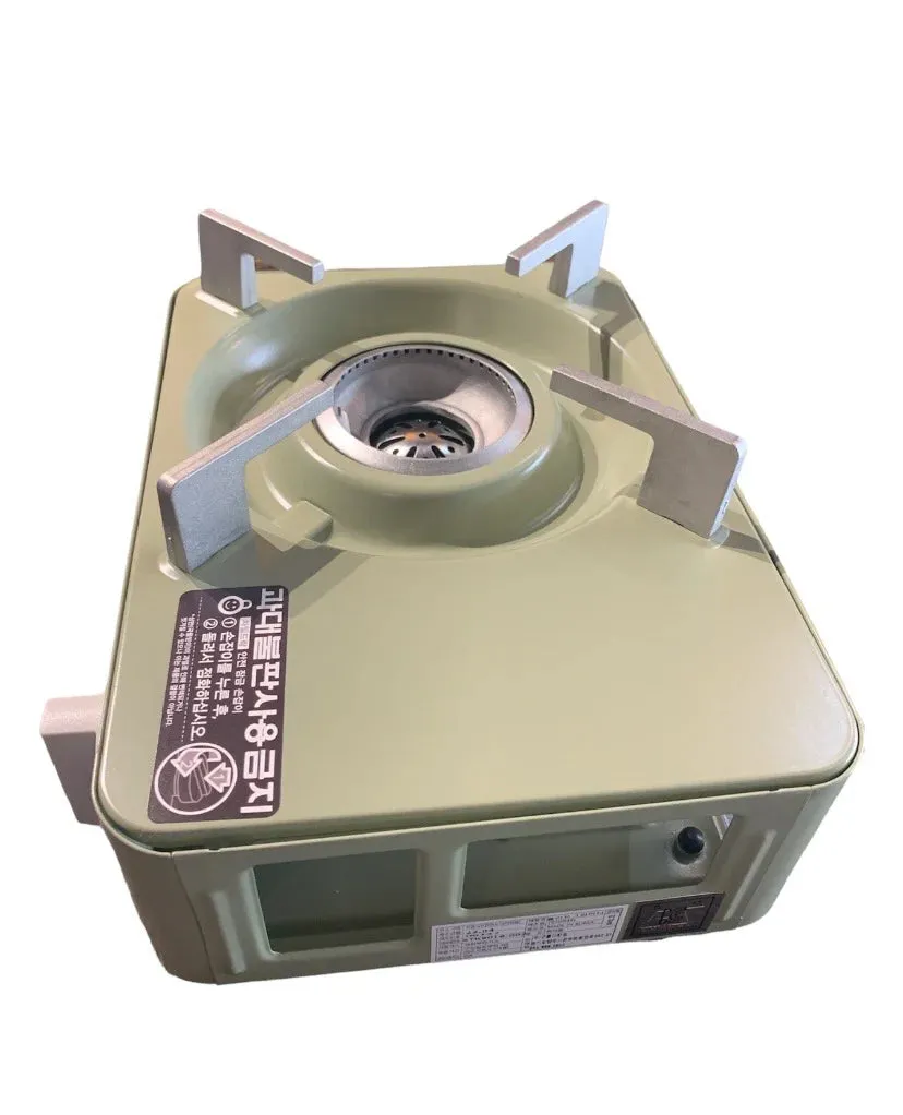 Dr. Camp Mini Camping Stove Burner with Case - Butane