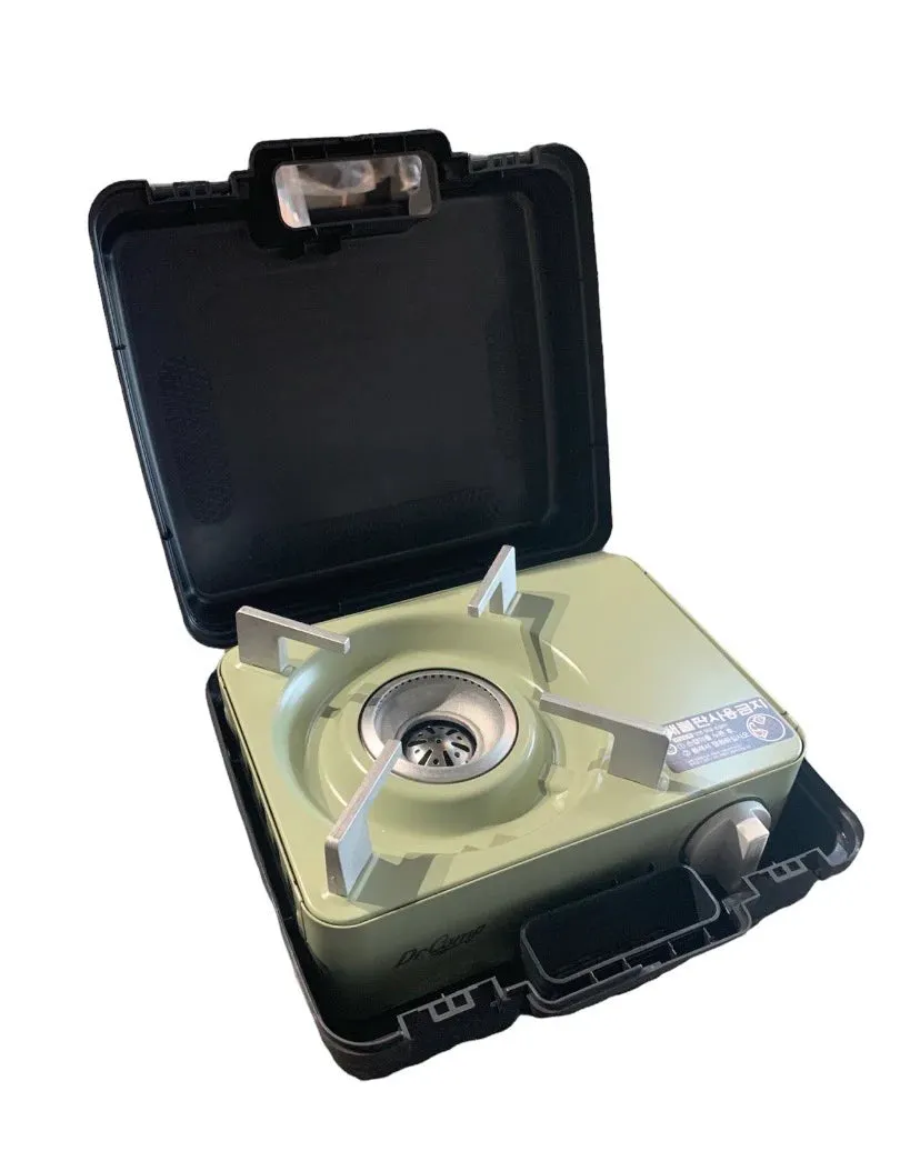 Dr. Camp Mini Camping Stove Burner with Case - Butane