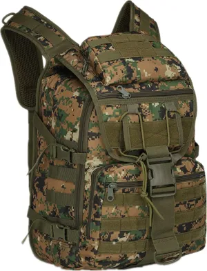 DTKJ 40L Military Tactical Backpack with Molle System for Outdoor Hiking Camping Trekking Hunting
