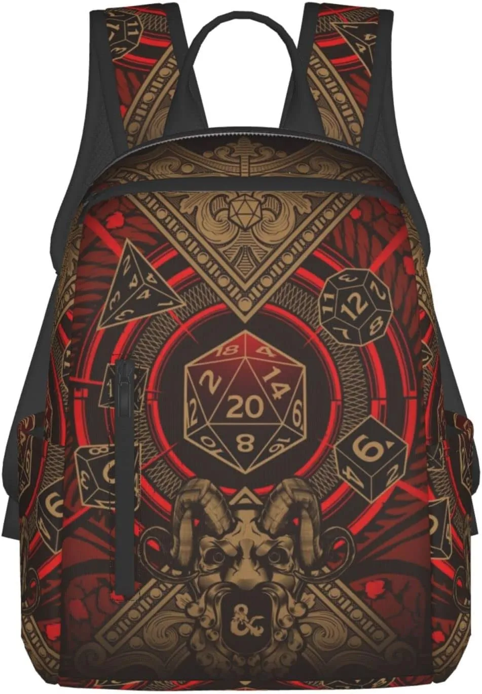 Dungeons Game Backpack Dragons Laptop Backpack Travel Backpack For men and women