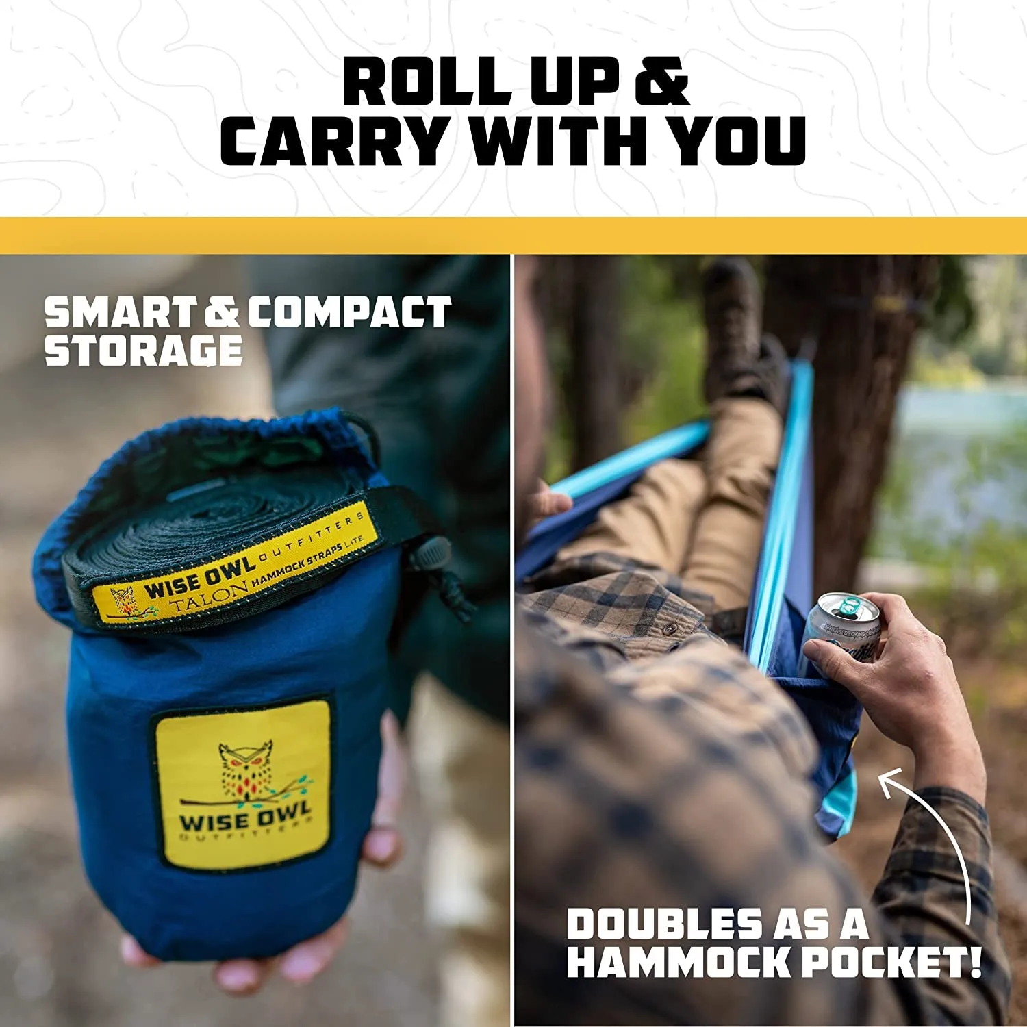 Durable Camping Hammock for Backpacking & Travel
