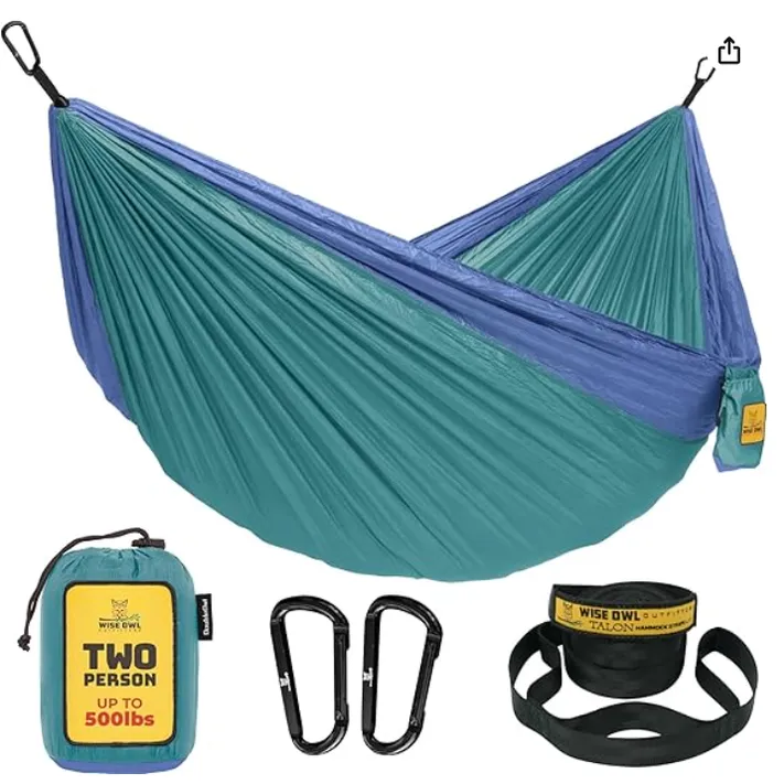 Durable Camping Hammock for Backpacking & Travel