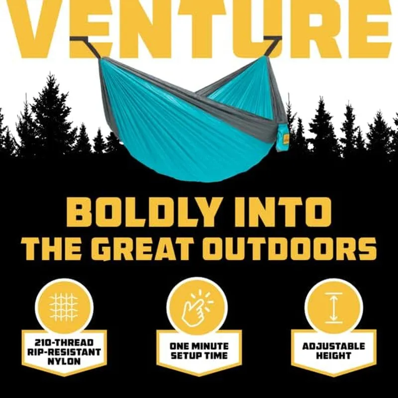 Durable Camping Hammock for Backpacking & Travel