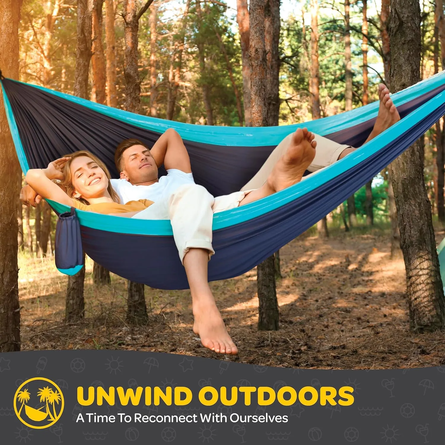 Durable Hammock 500 lb Capacity, Nylon Camping Hammock Chair - Double or Single Sizes w/Tree Straps and Attached Carry Bag - for Travel/Backpacking/Beach/Backyard (Large, Dark Grey & Dusty Pink)